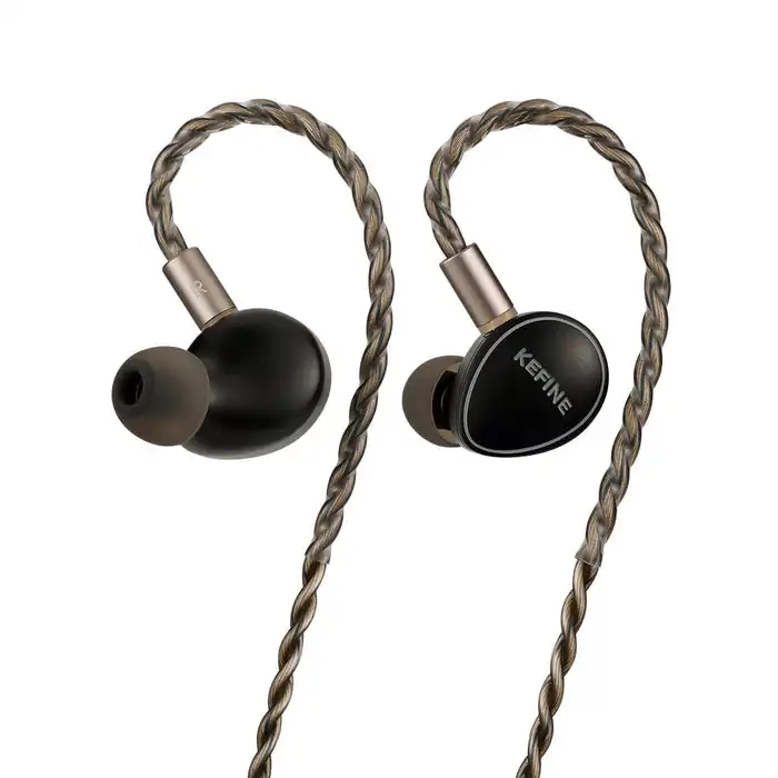 Planar Magnetic Iem Earphones - KEFINE Quatio インイヤーイヤホン 2DD+2BA ハイブリッドドライバー 交換可能なチューニングノズル付き