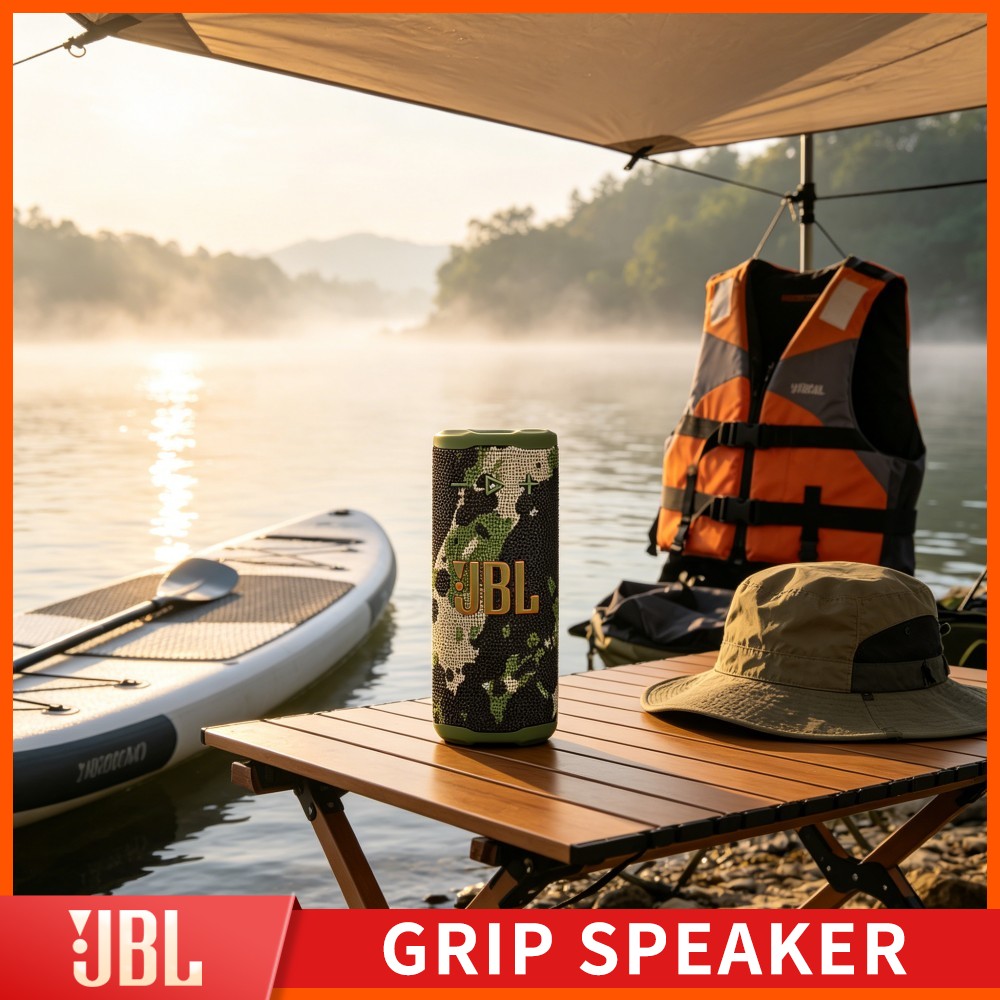 Portable Bluetooth Speaker Waterproof Ipx7 - スキーパティオ用JBL GRIP IPX7防水スピーカー RGB強力な低音 ハンズフリー TF/AUX対応