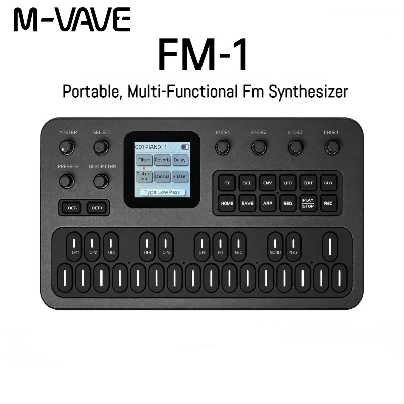 M-VAVE ポータブルFM1 ポケットシンセサイザー MI - Speakers のレビューと価格