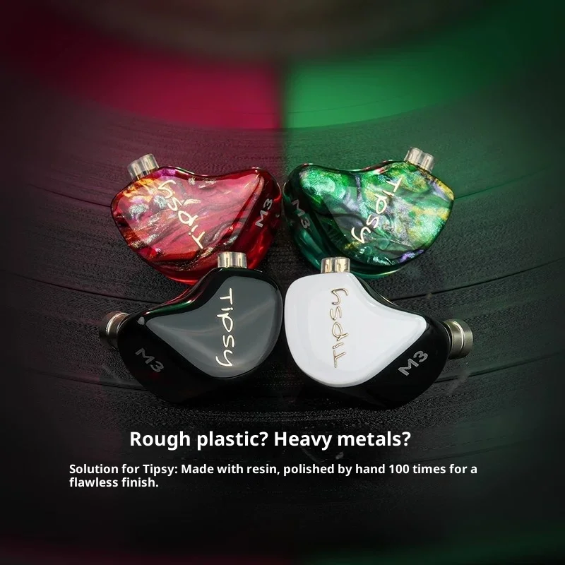 Tipsy M3 有線イヤホン、1DD+2BAハイブリッドド - In Ear Monitors For Singers のレビューと価格