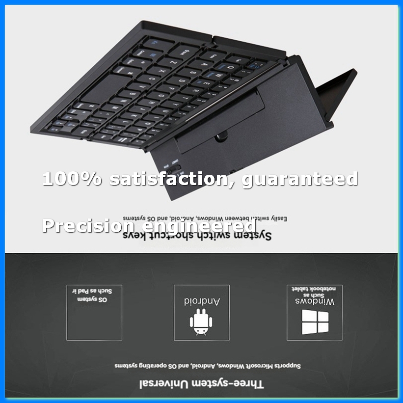 ● 折りたたみ式Bluetoothキーボード、携帯用、旅行用 - Tablets のレビューと価格