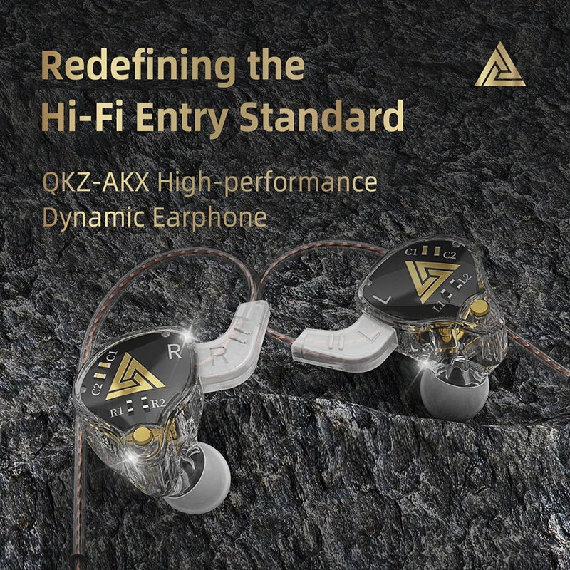 オリジナルQKZ AKX有線イヤホンIEMモニターレベルヘッ - In Ear Monitors For Singers のレビューと価格