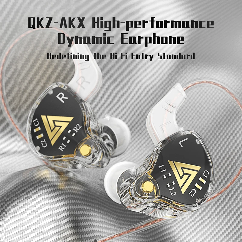 オリジナルQKZ AKX有線イヤホンIEMモニターレベルヘッ - In Ear Monitors For Singers のレビューと価格