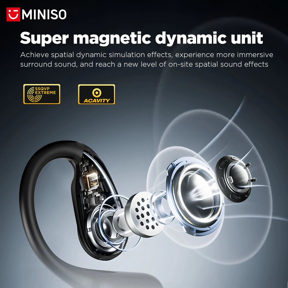 MINISO MS190 リアルタイムAI音声翻訳イヤホン。 - Headphones のレビューと価格
