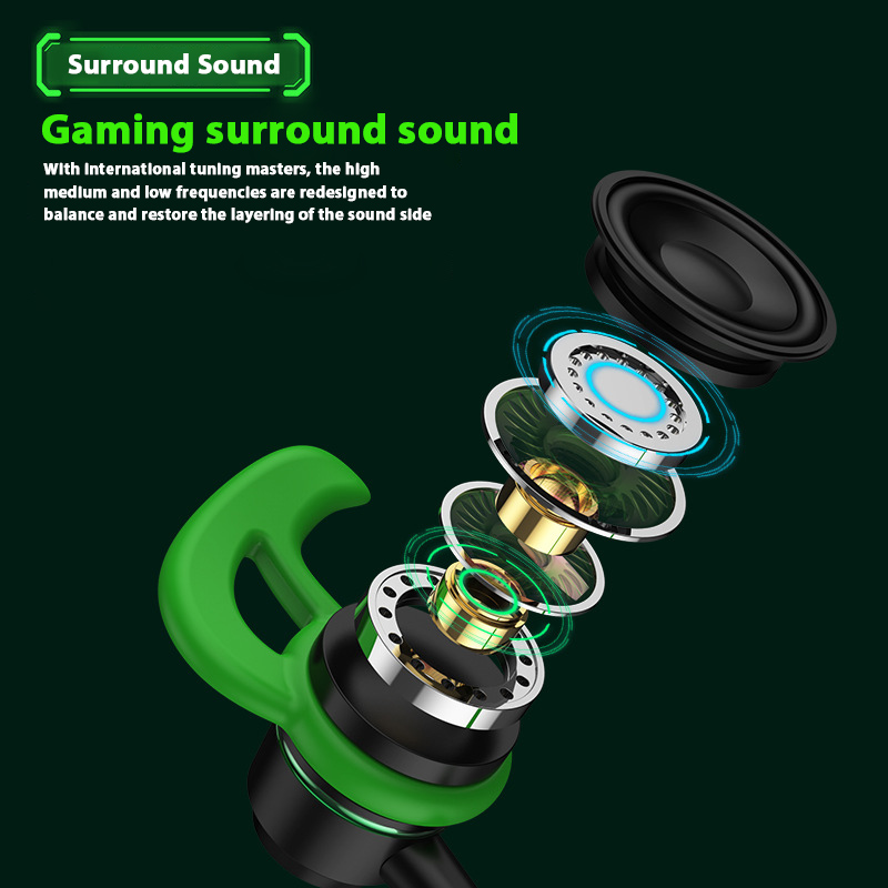 ゲーミングヘッドセット HiFi インイヤー 90度エルボー - Type C Wired Earphones With Mic のレビューと価格