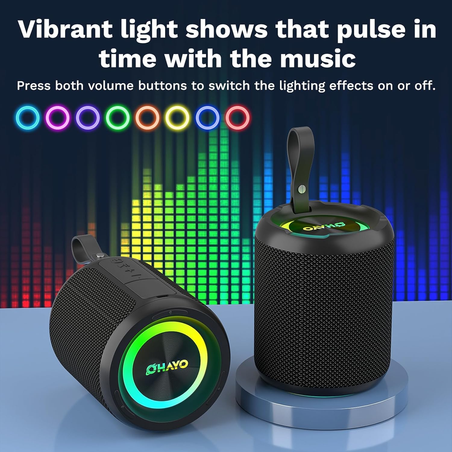 OHAYO 40W ワイヤレスポータブルBluetoothス - Portable Bluetooth Speaker Waterproof Ipx7 のレビューと価格