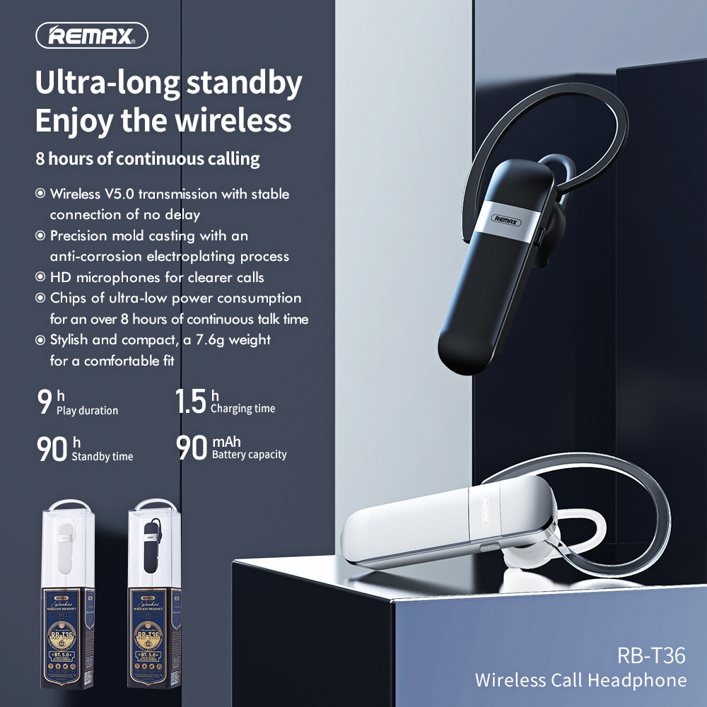 Remax RB-T36 TWS 5.0 真のワイヤレスステ - Type C Wired Earphones With Mic のレビューと価格